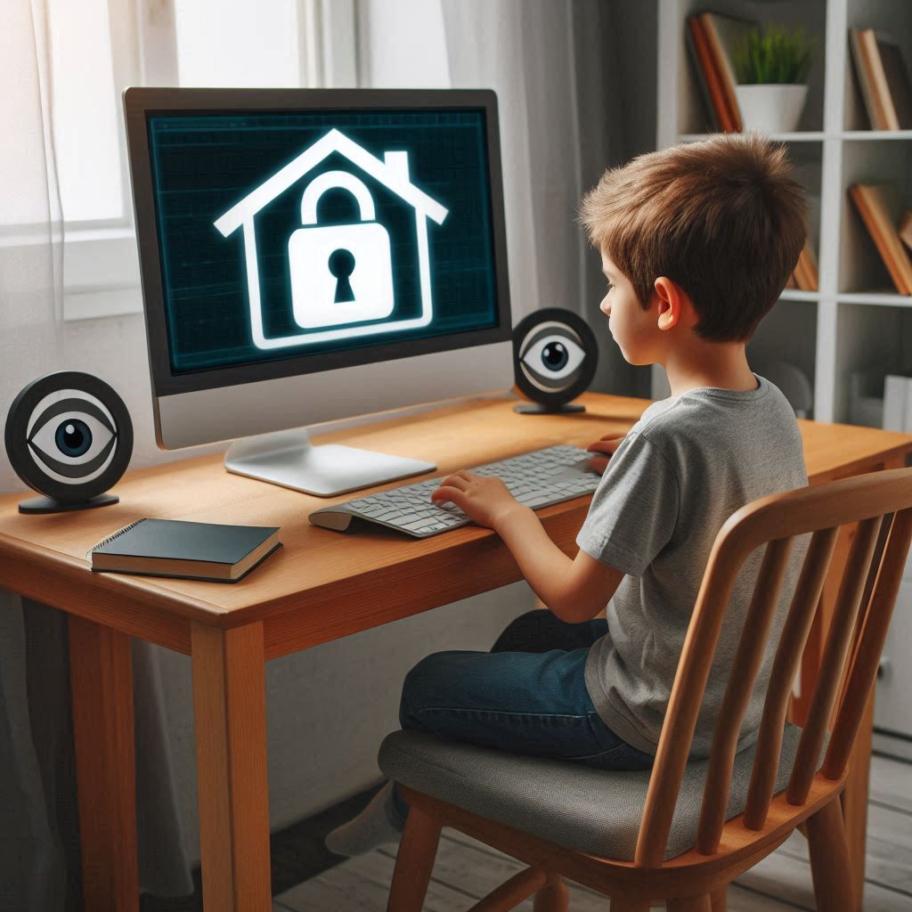 dziecko przed komputerem 