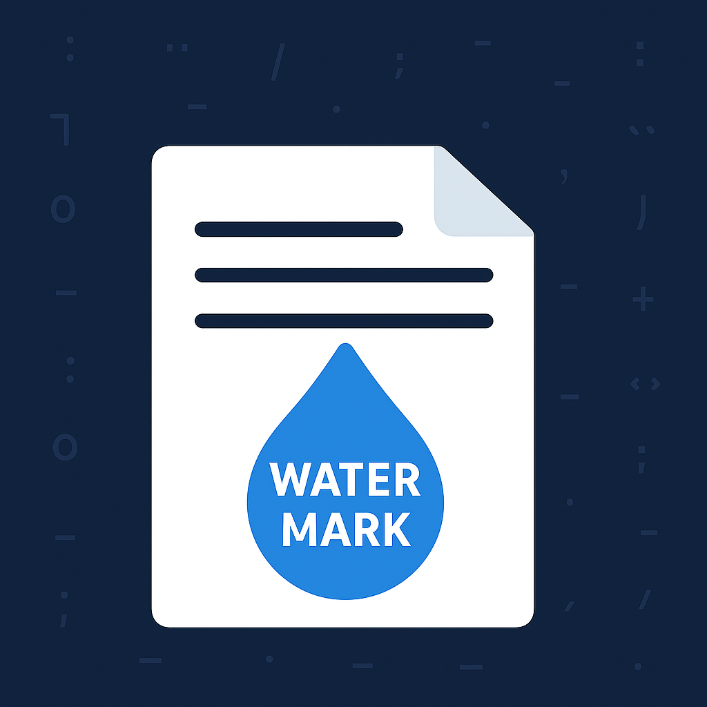water mark 